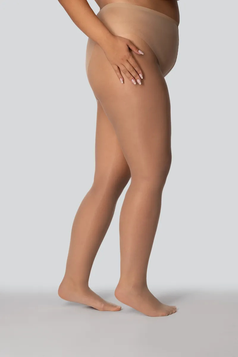 Класичні жіночі колготки великого розміру mona queen hip-notic bikini 20 den 8