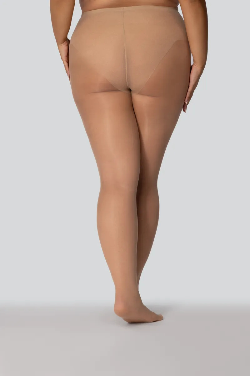 Класичні жіночі колготки великого розміру mona queen hip-notic bikini 20 den 8