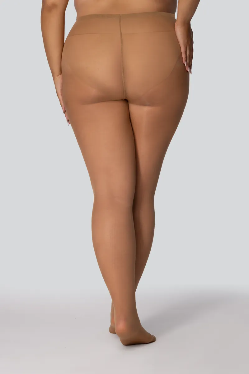 Класичні жіночі колготки великого розміру mona queen hip-notic bikini 20 den 8