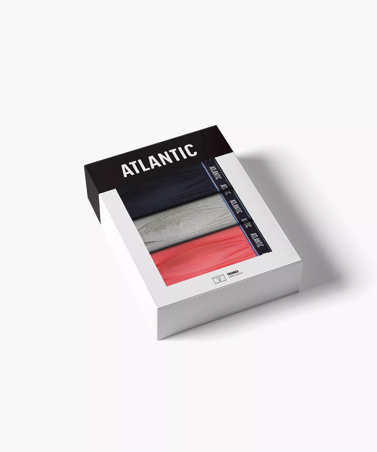 Труси шорти чоловічі боксери Atlantic 3mh 214 wl25 XXL