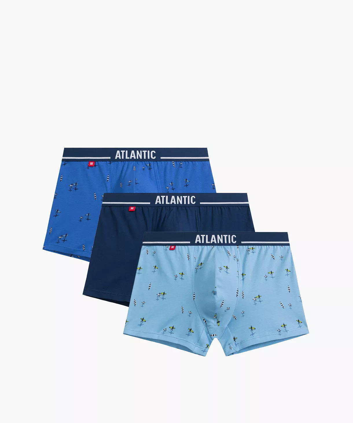 Труси шорти чоловічі боксери Atlantic 3mh 213 wl25 M