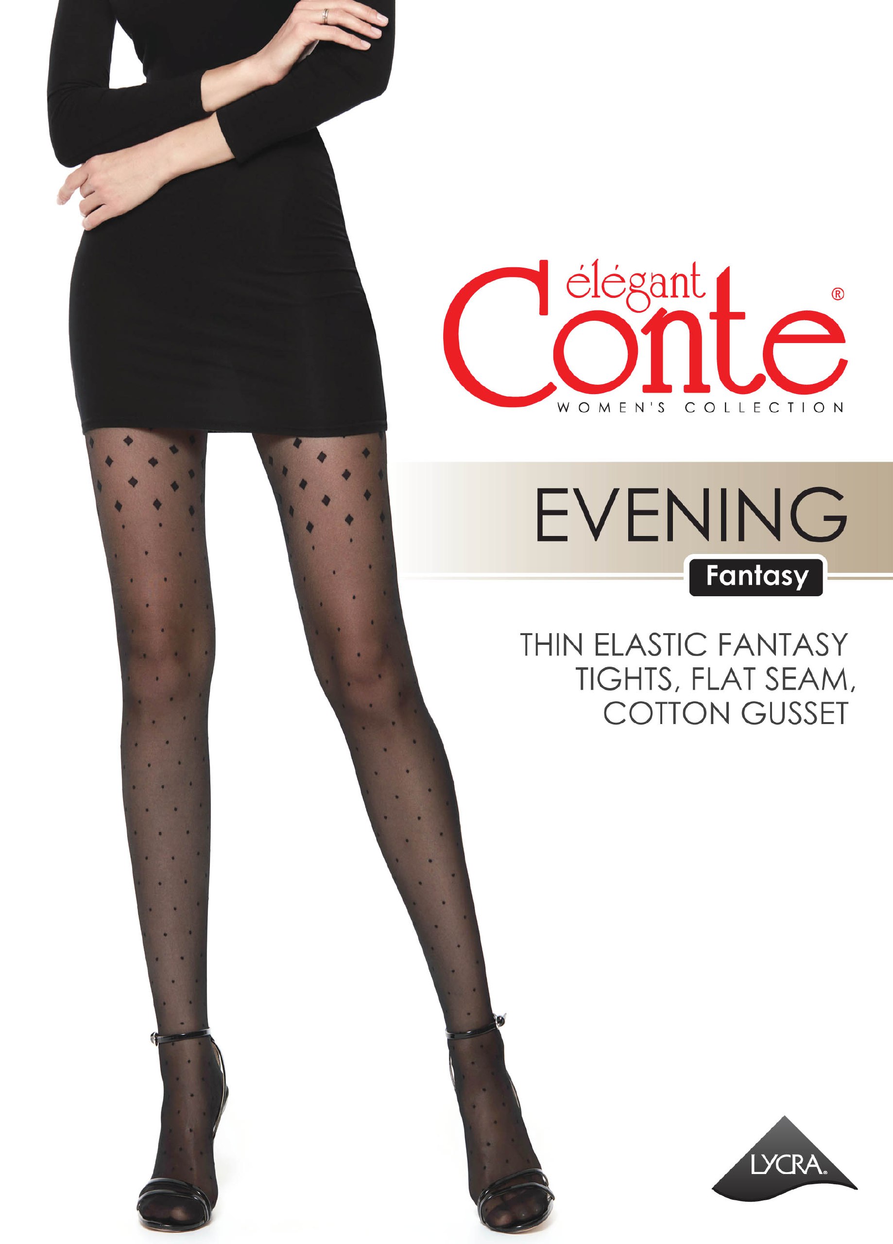 Колготки жін. CE FANTASY EVENING, р.5, Nero