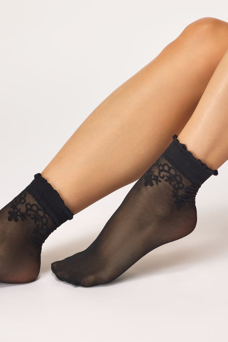 Жіночі шкарпетки з візерунком gabriella bea 20 den one size