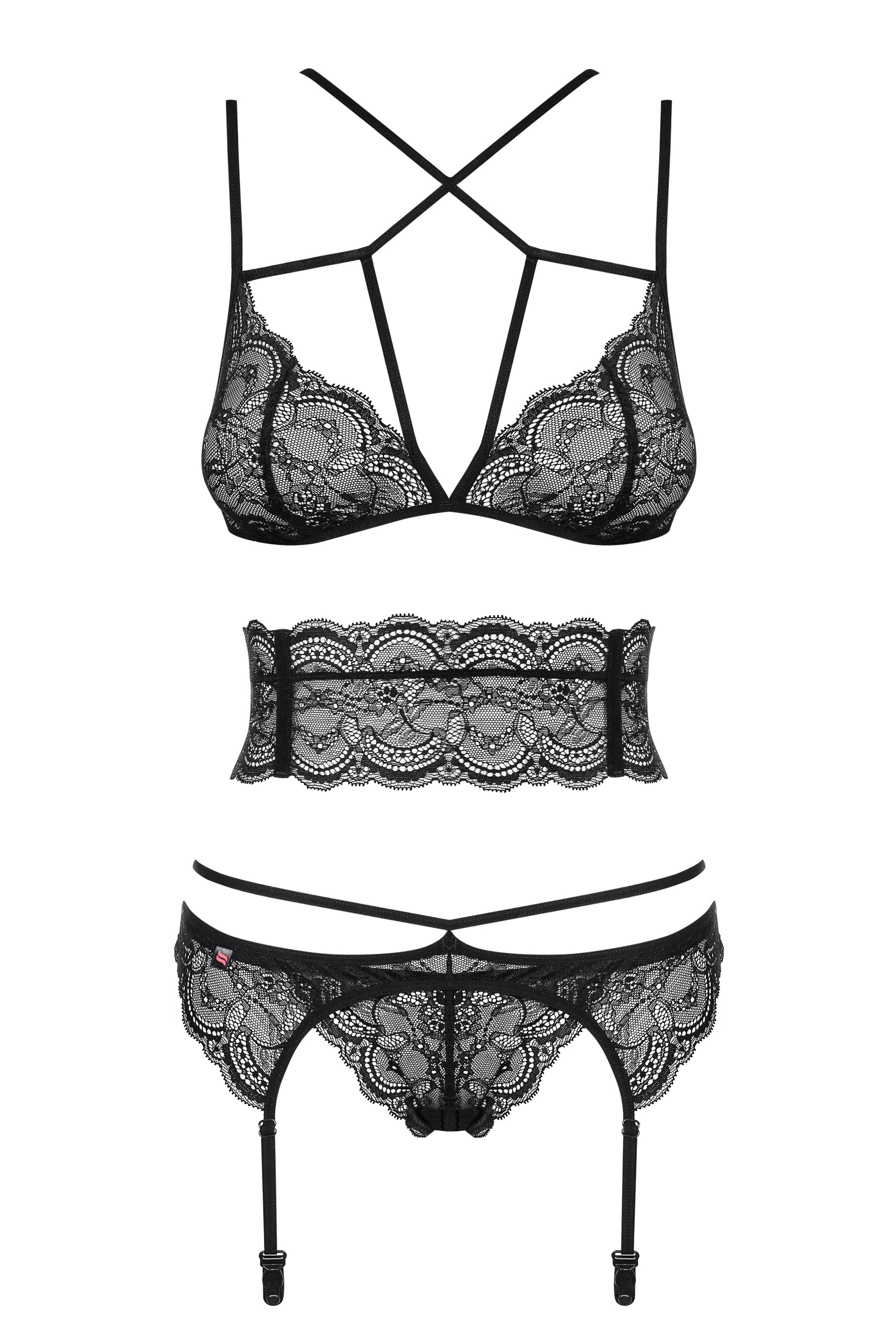 Комплект obsessive Frivolla set L/XL