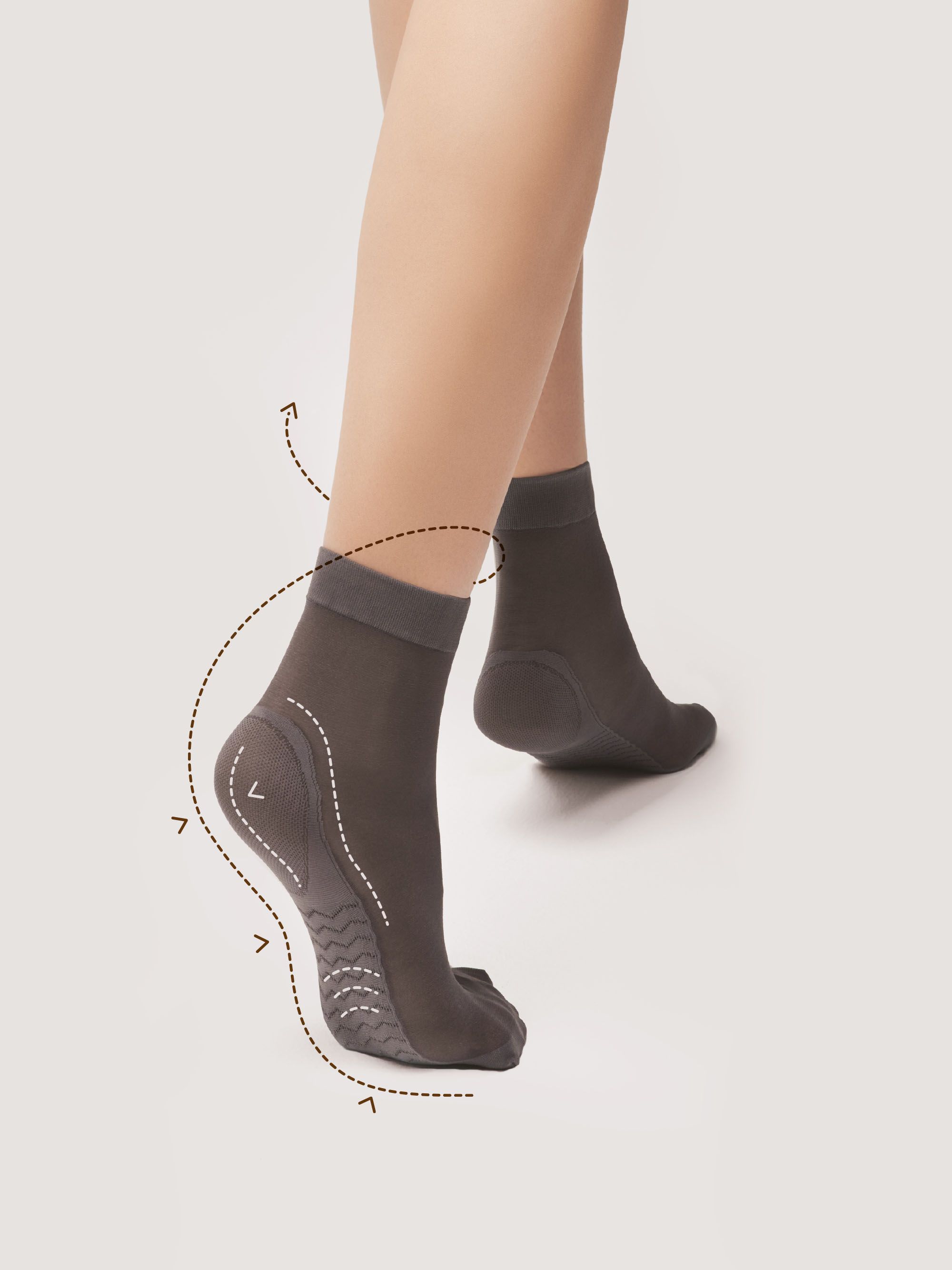 Жіночі масажні шкарпетки Massage socks 40 One Size