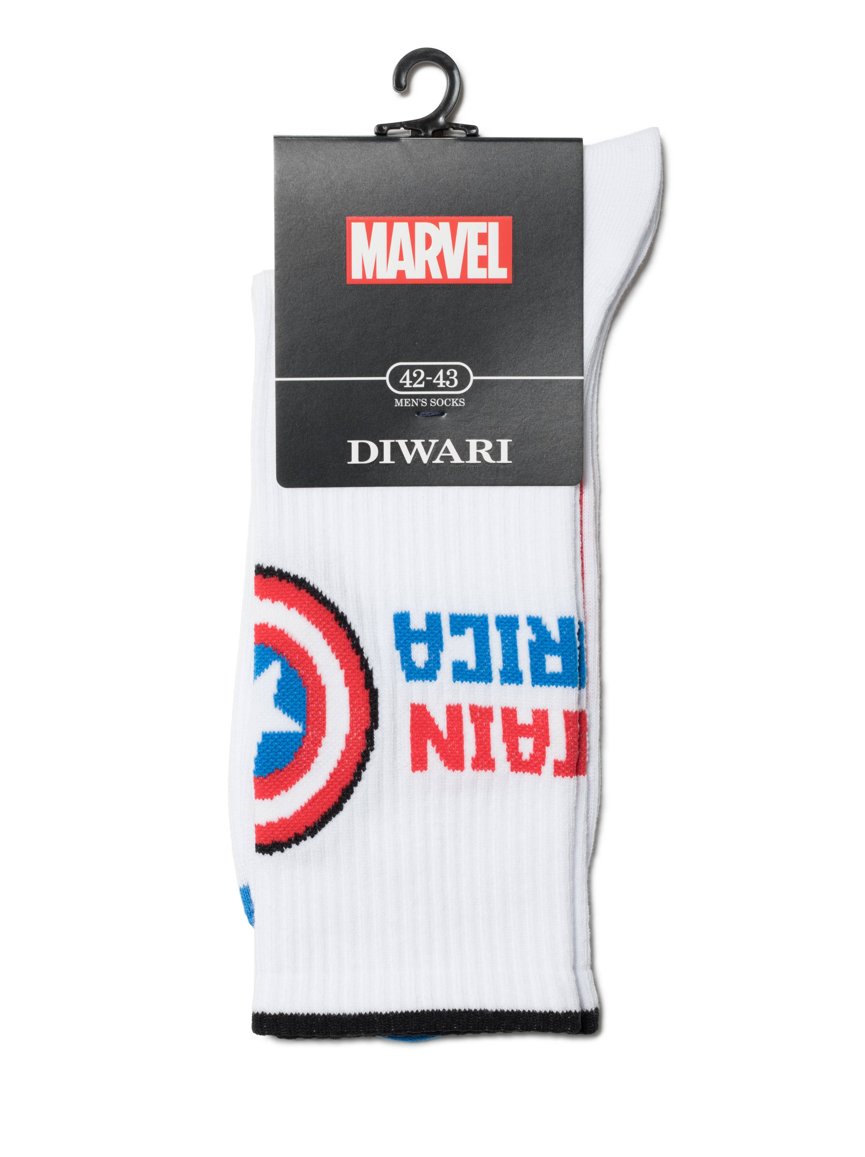 Шкарпетки чол. DW MARVEL 19С-222СПМ, р.27, 176 білий