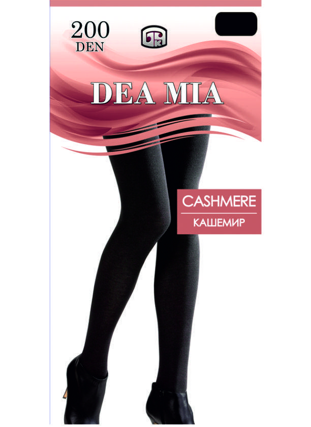 КОЛГОТКИ жін 1471 CASHMERE 200 (кашемірові), р.4, 000 ЧОРНИЙ