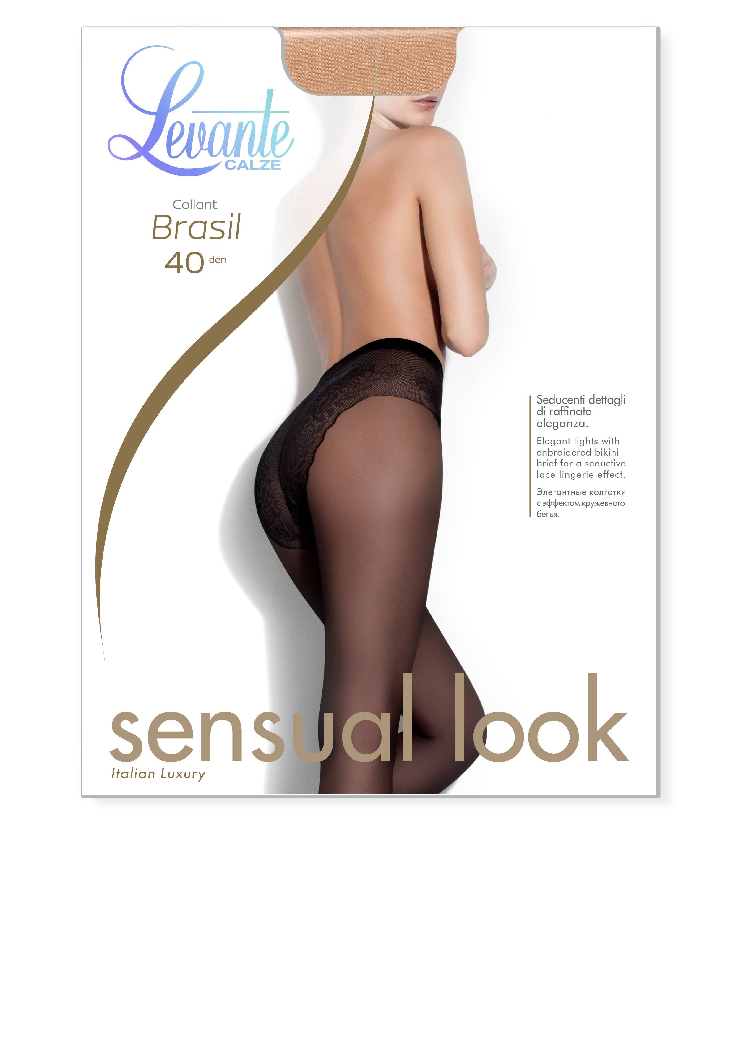 Класичні жіночі колготки жін. LEV BRASIL 40 L0170K, р.4, naturel