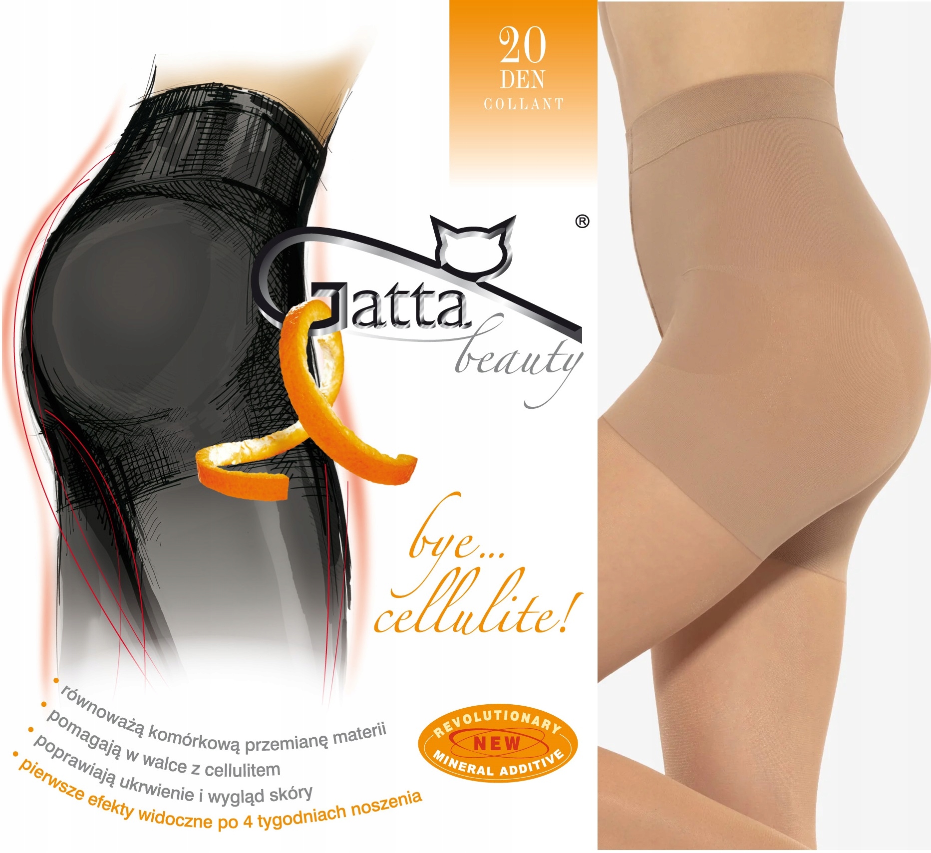 Корекційні жіночі колготки Gatta BYE CELLULITE 20 4