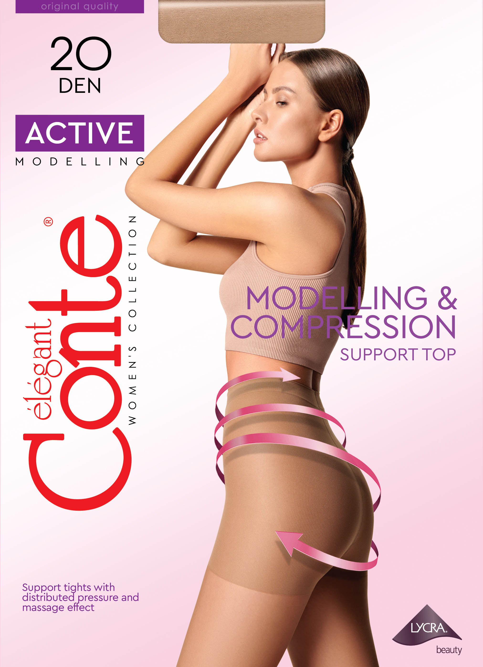 Корекційні жіночі колготки жін. ACTIVE 20, р.3, Shade