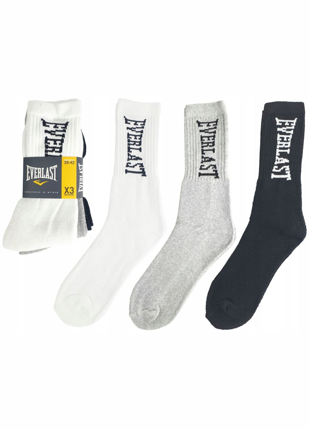 Чоловічі шкарпетки Everlast 43-46