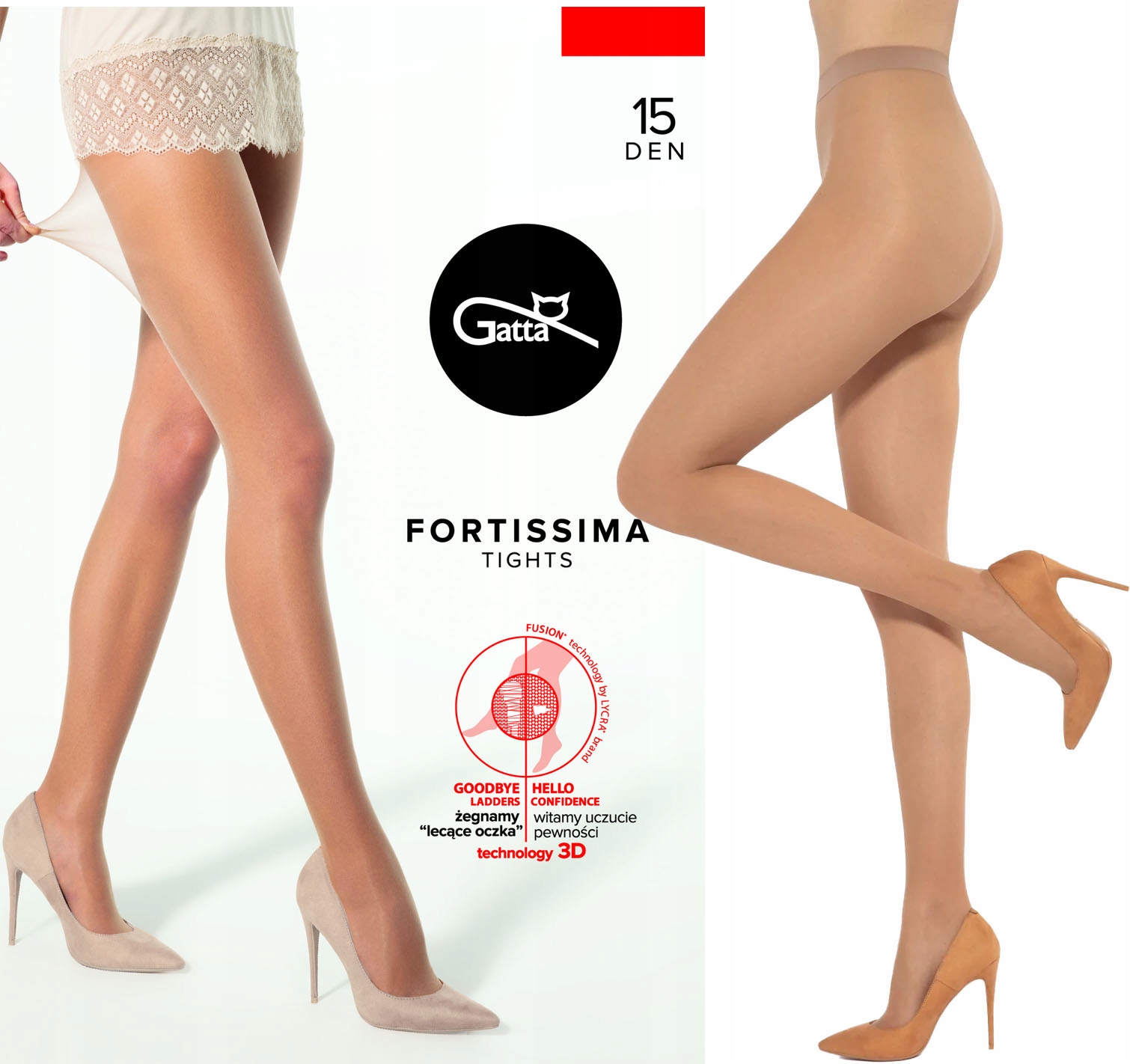 Класичні жіночі колготки gatta FORTISSIMA 15 4