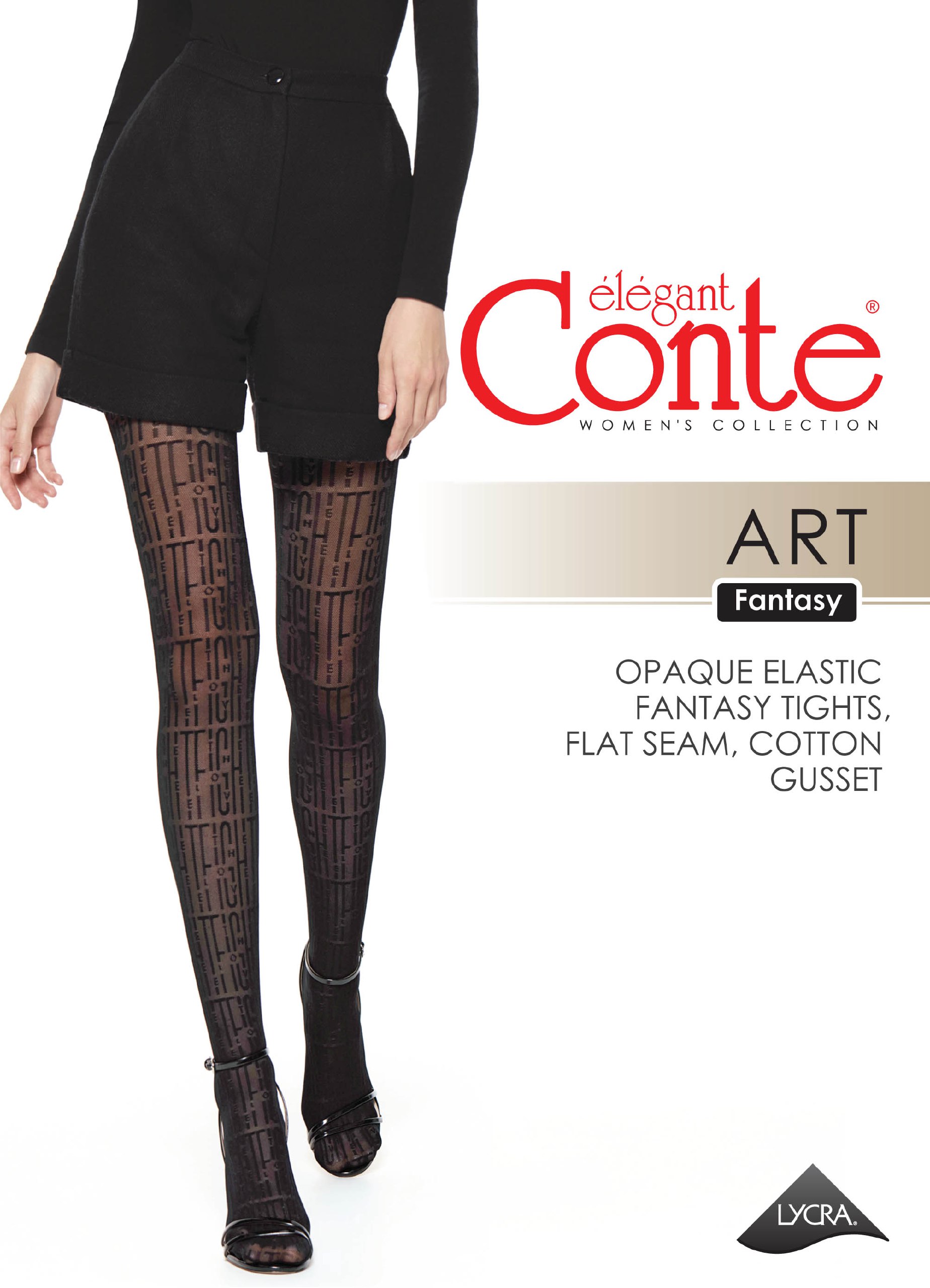 Колготки жін. CE FANTASY ART, р.2, Nero