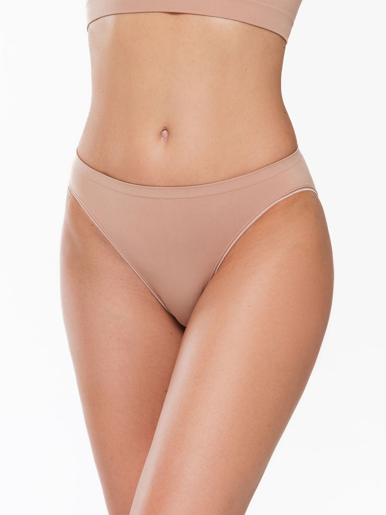 Жіночі безшовні трусики giulia hi-leg shine edge L/XL