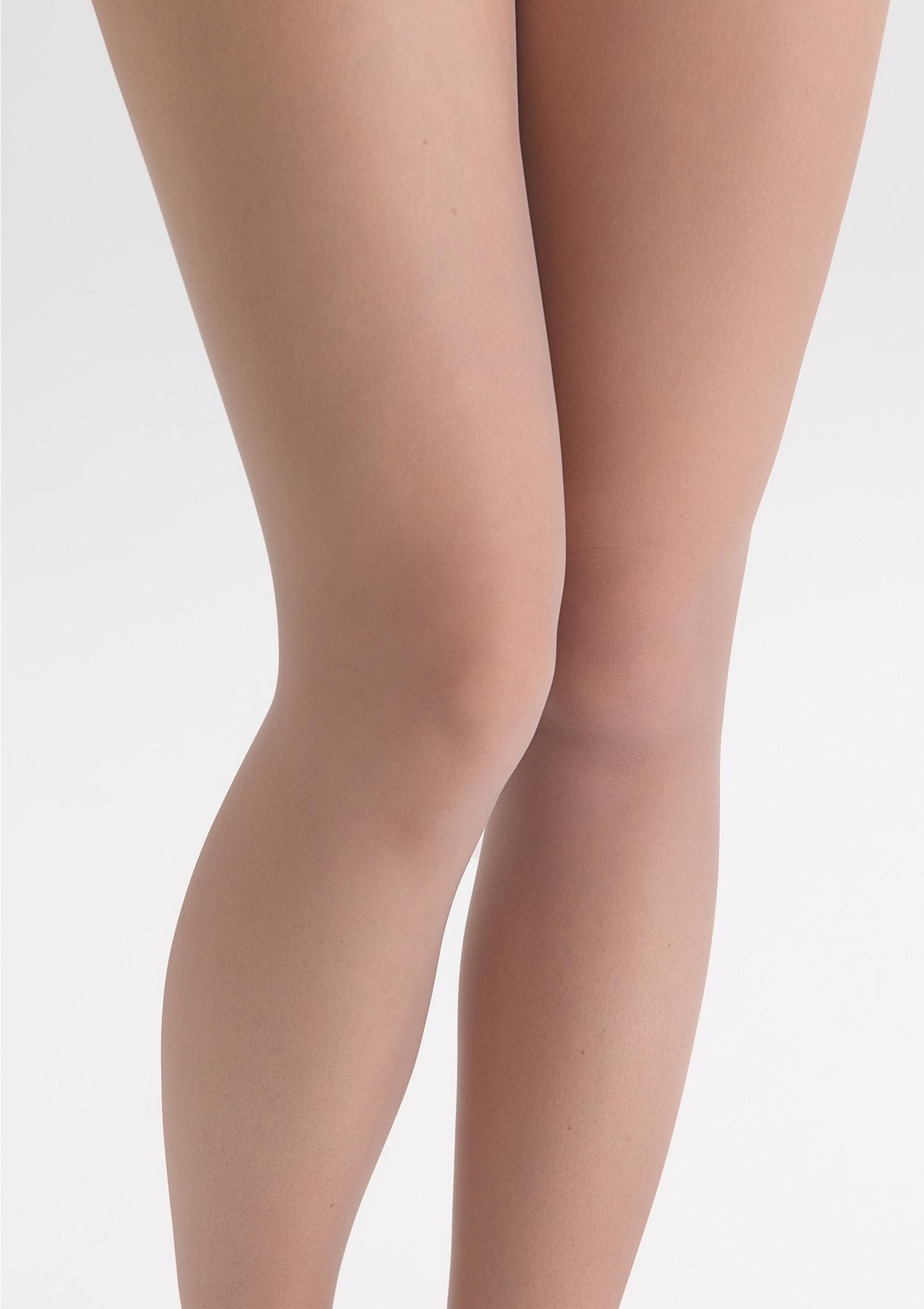 Класичні жіночі колготки тонкі з шовковим ефектом Marilyn silk 15 den 1/2