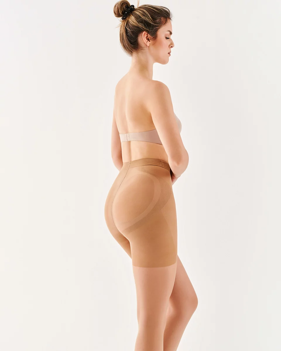 Корекційні жіночі колготки з утягуючими шортами gabriella maxi shaper 20 den 3