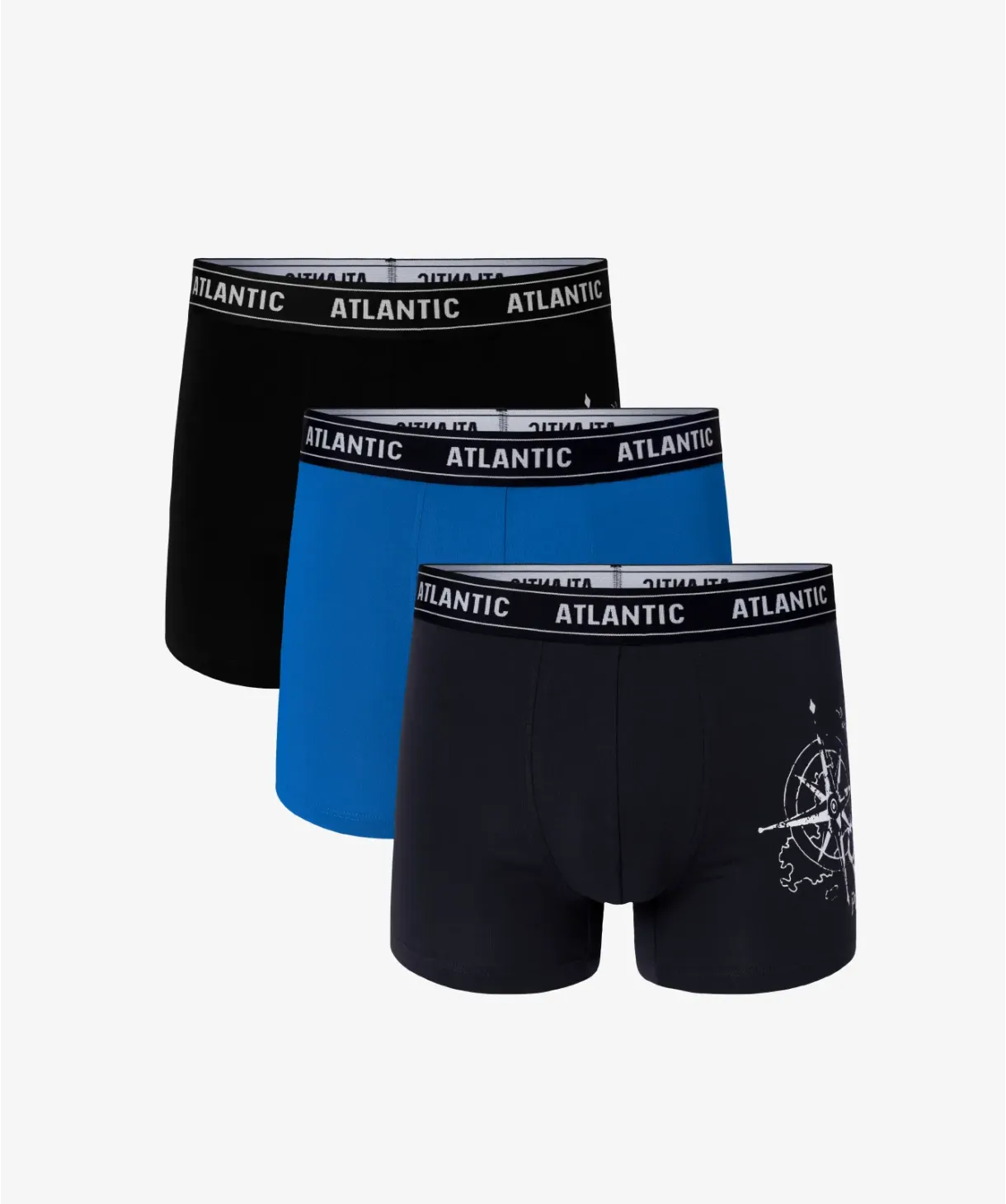 Труси шорти чоловічі боксери Atlantic 3MH-043 L