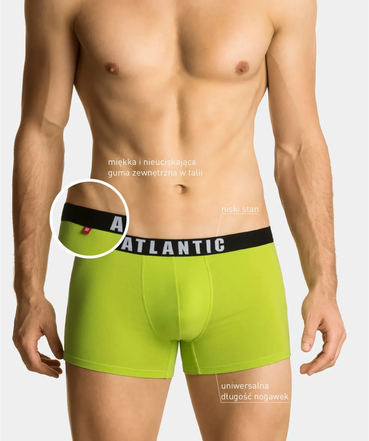 Труси шорти чоловічі боксери Atlantic 3MH-011 XXL