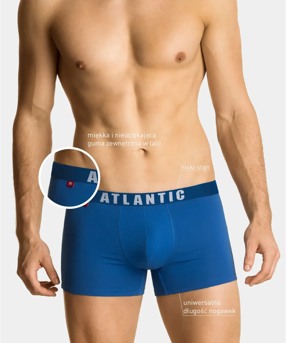 Труси шорти чоловічі боксери Atlantic 3MH-011 XXL