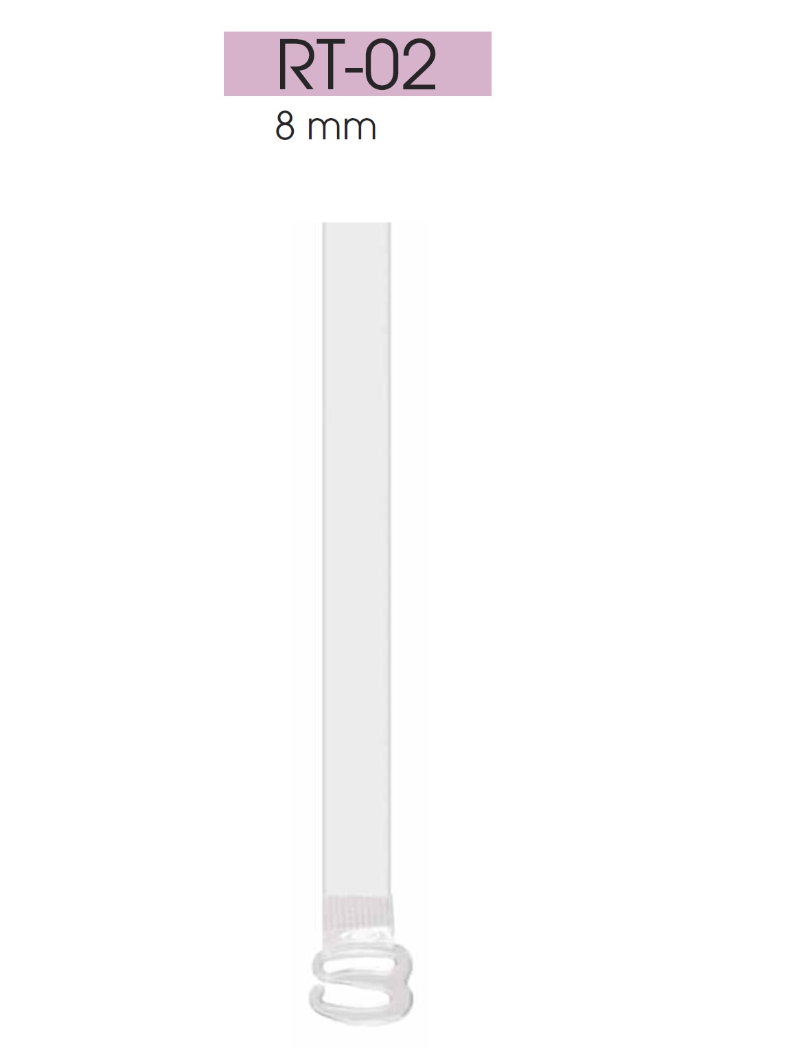 Бретели для бюстгальтера силіконові JULIMEX RT-02 SILIKON 8MM one size