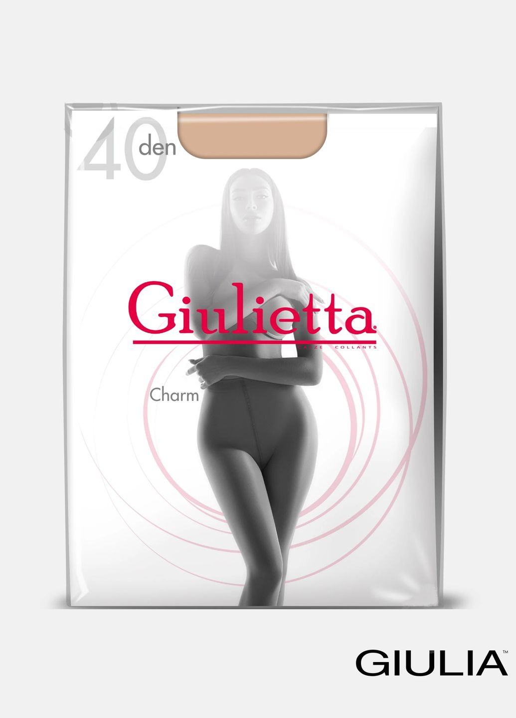 Класичні жіночі колготки без шортиків giulietta 40 ден 5