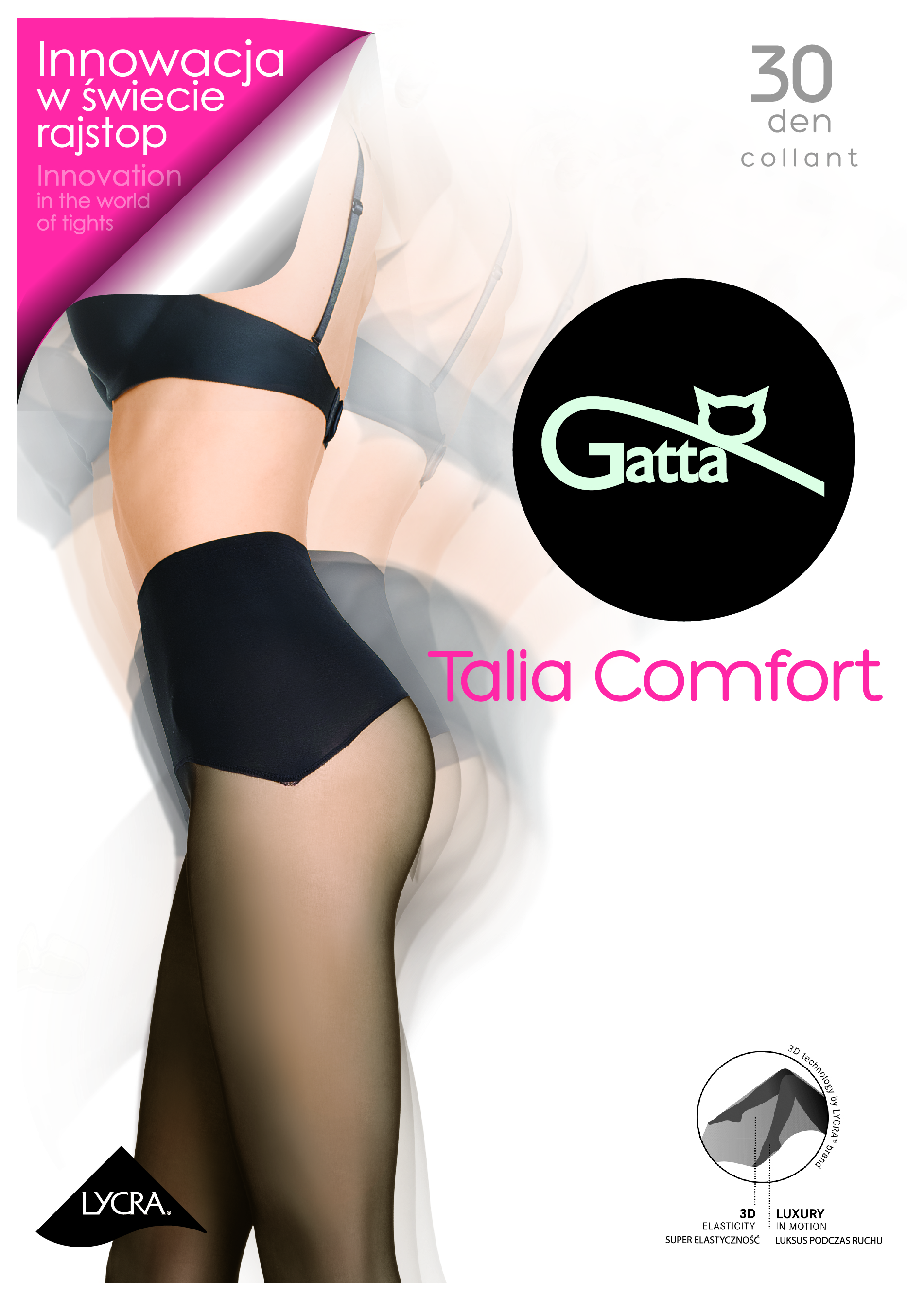Корекційні жіночі колготки Gatta TALIA COMFORT 3/4