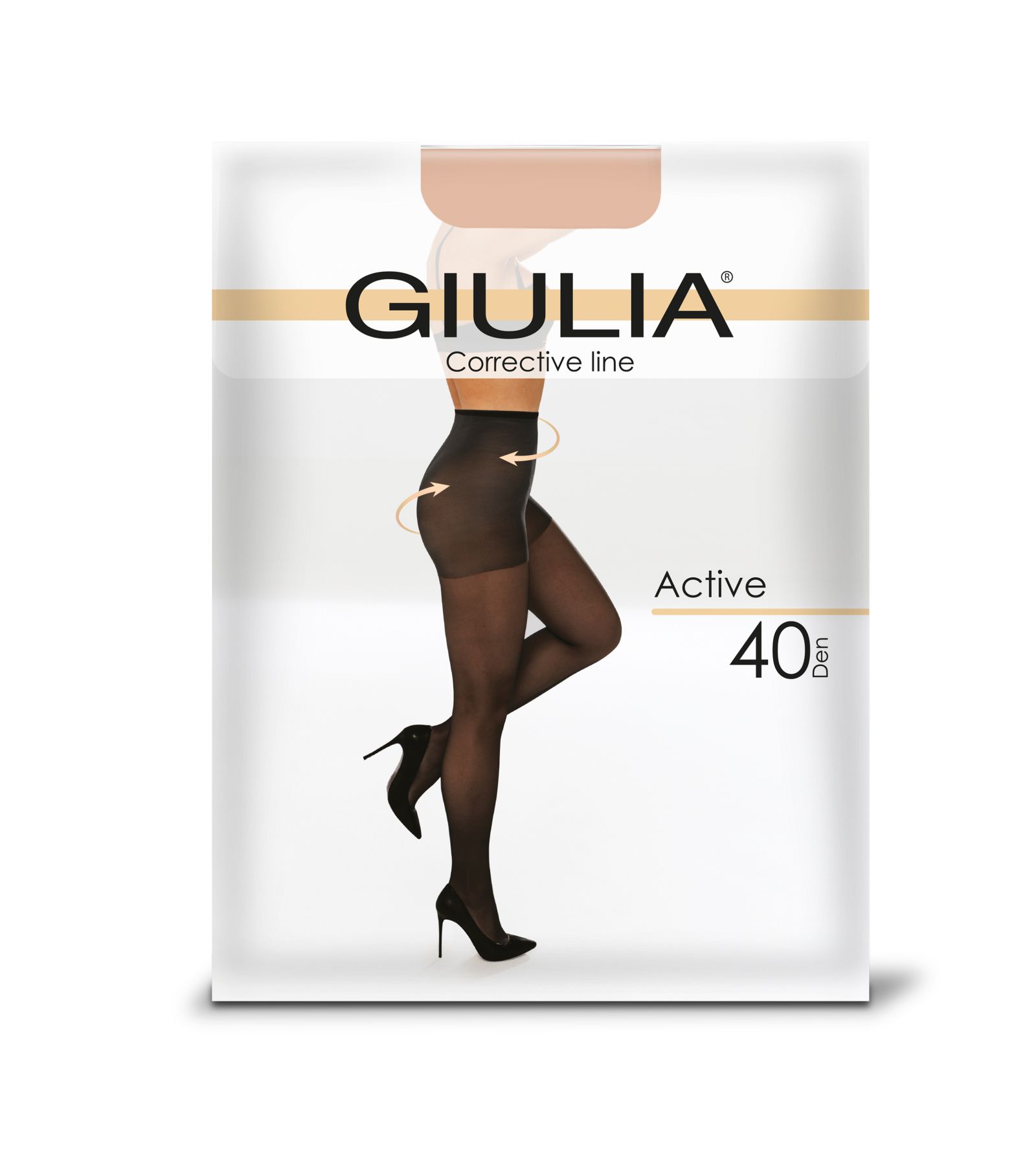 Корекційні жіночі колготки giulia active 40 den 3