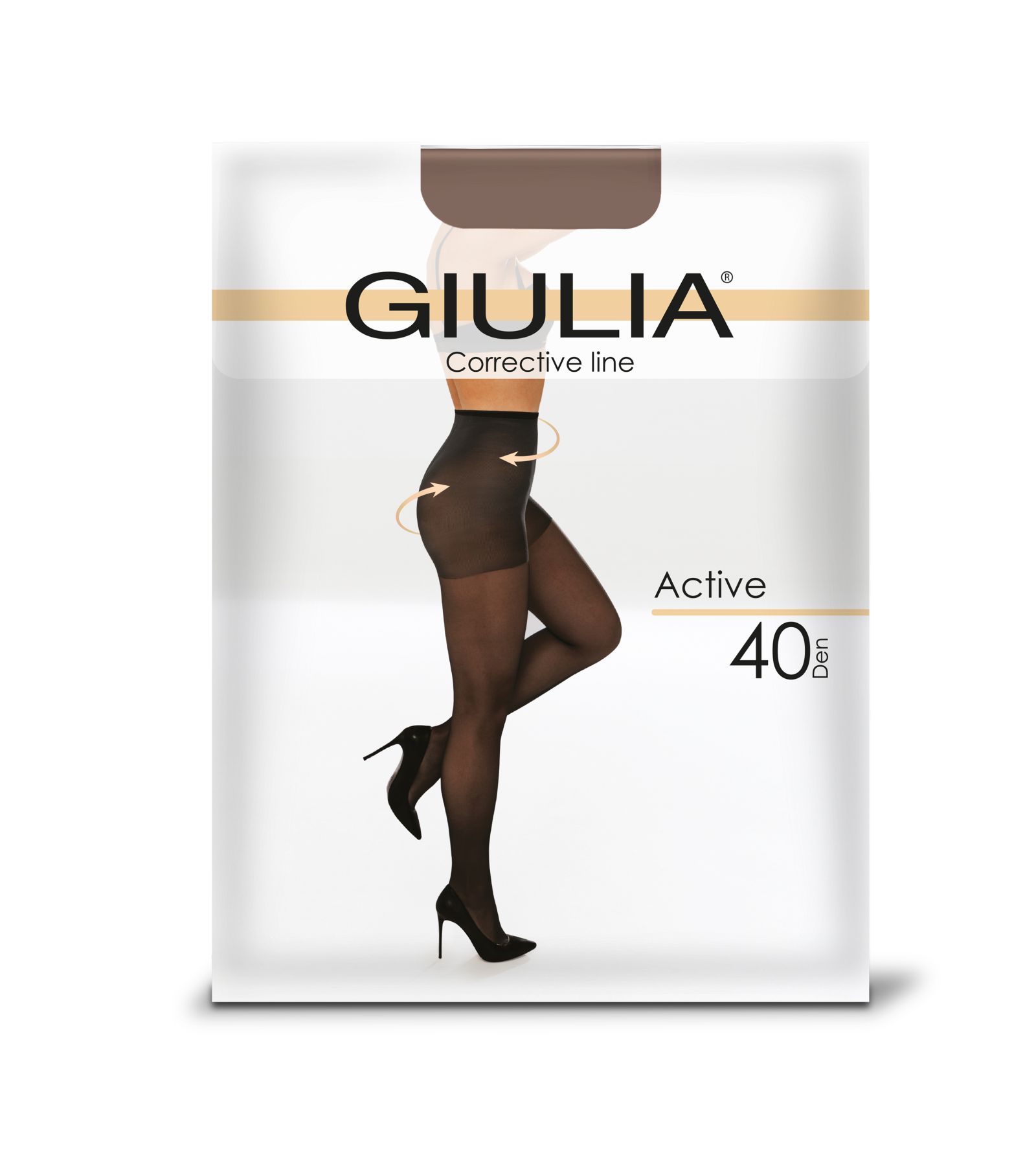 Корекційні жіночі колготки giulia active 40 den 3