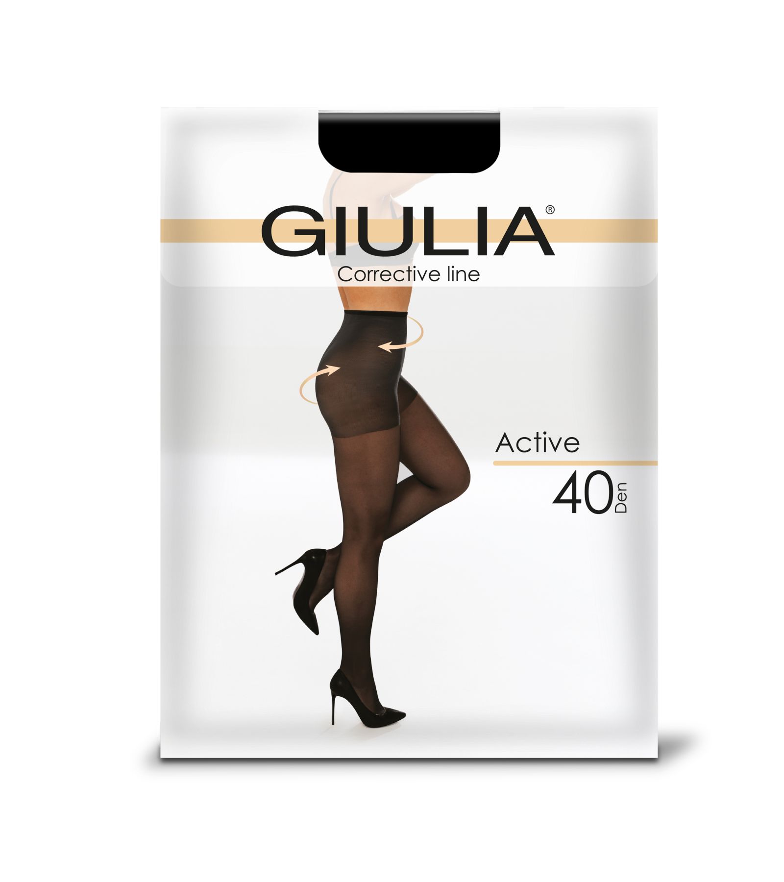 Корекційні жіночі колготки giulia active 40 den 5