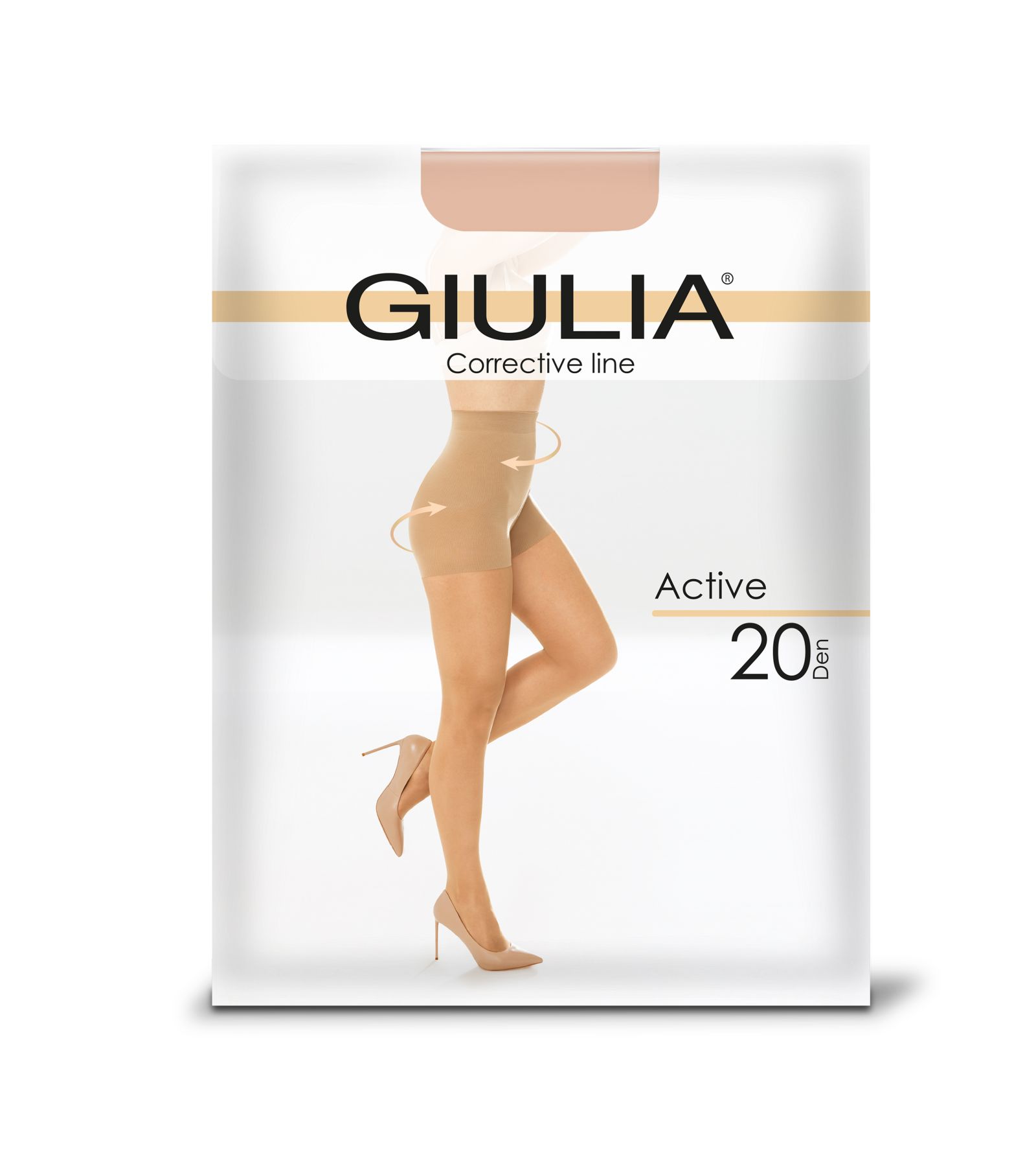 Корекційні жіночі колготки giulia active 20 den