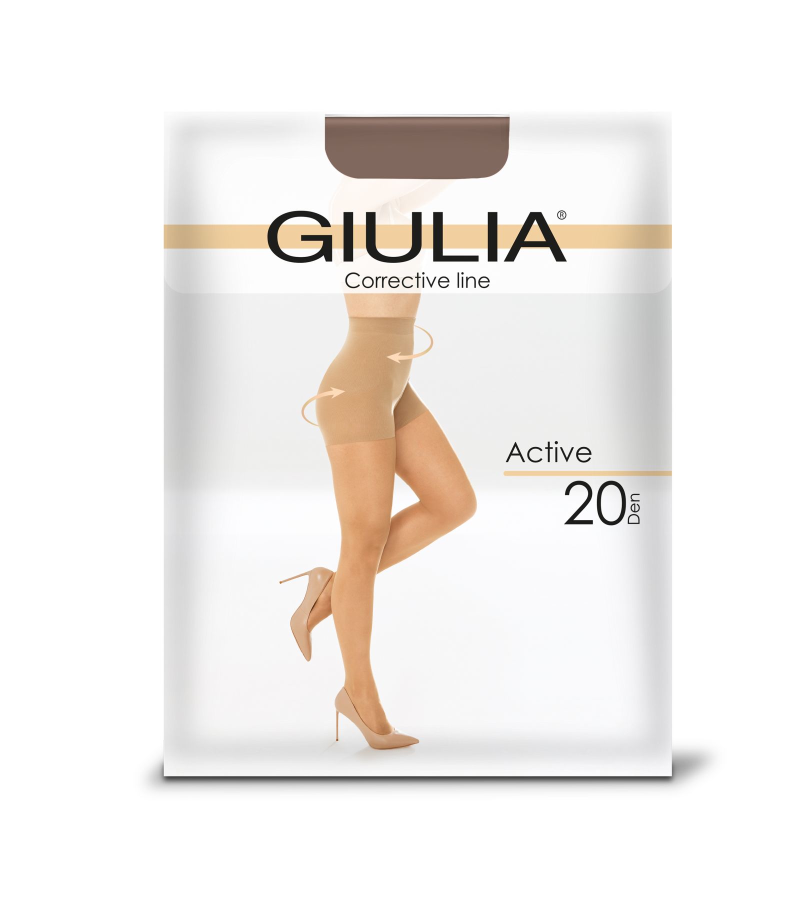 Корекційні жіночі колготки giulia active 20 den 3