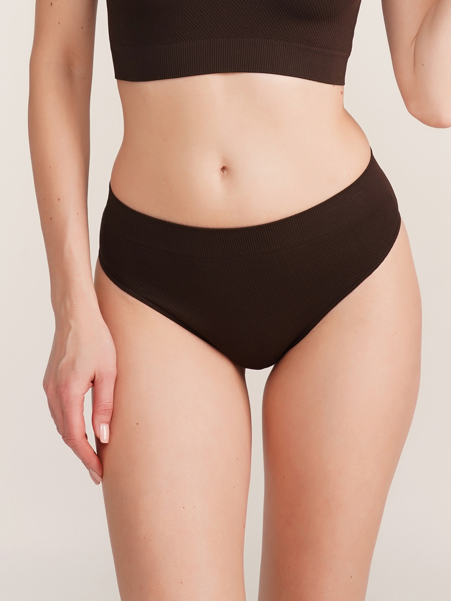 Бразиліана жіночі безшовні трусики giulia brasilian briefs grain L/XL